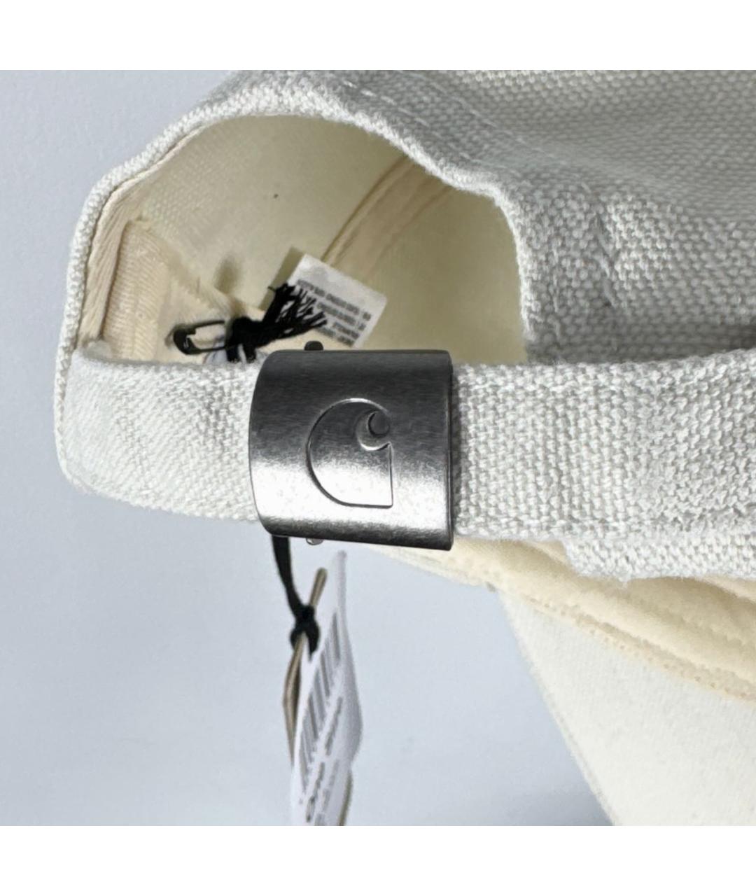 CARHARTT WIP Белая хлопковая кепка/бейсболка, фото 3