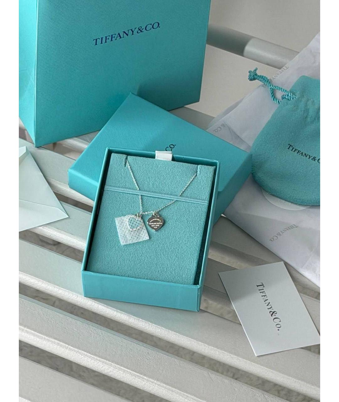 TIFFANY&CO Серебряное серебряное колье, фото 3