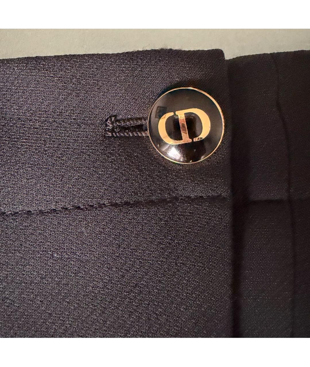 CHRISTIAN DIOR Черные шерстяные шорты, фото 4