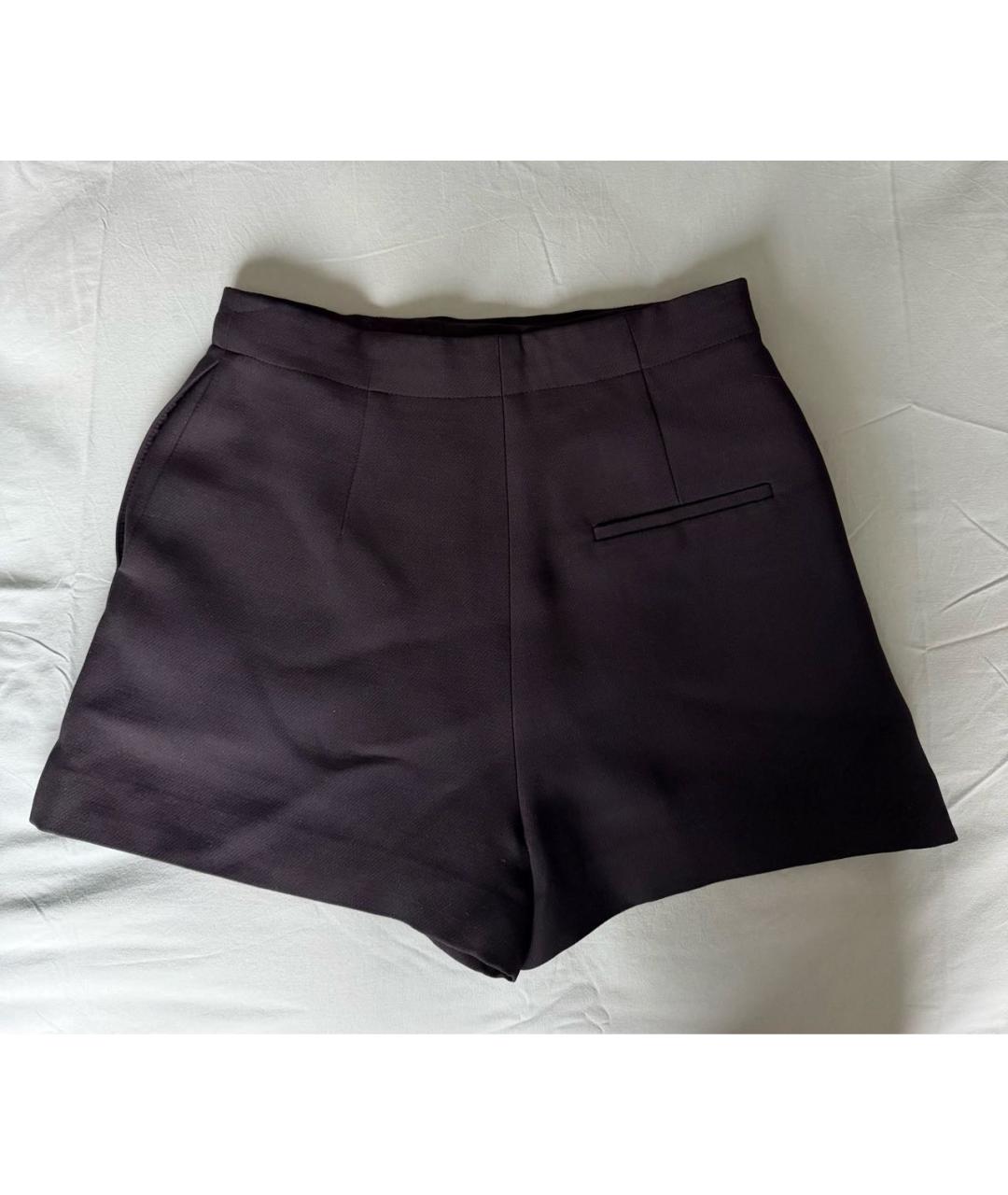 CHRISTIAN DIOR Черные шерстяные шорты, фото 2