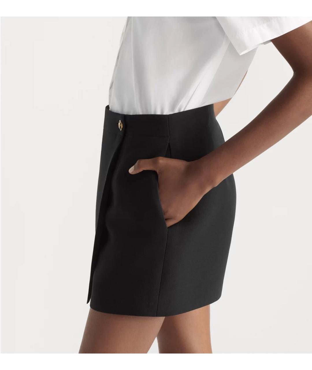 CHRISTIAN DIOR Черные шерстяные шорты, фото 6