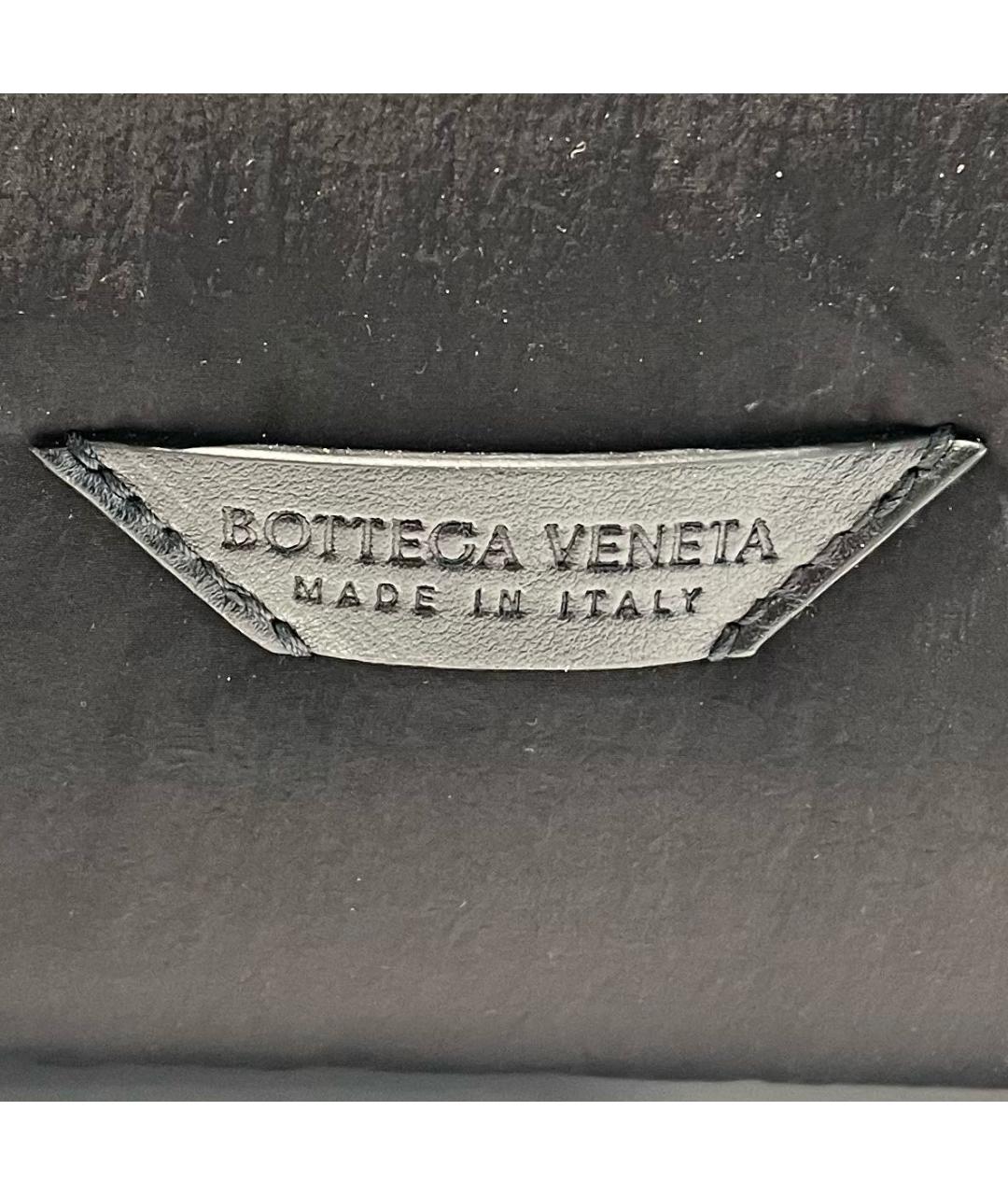 BOTTEGA VENETA Черная тканевая сумка тоут, фото 5