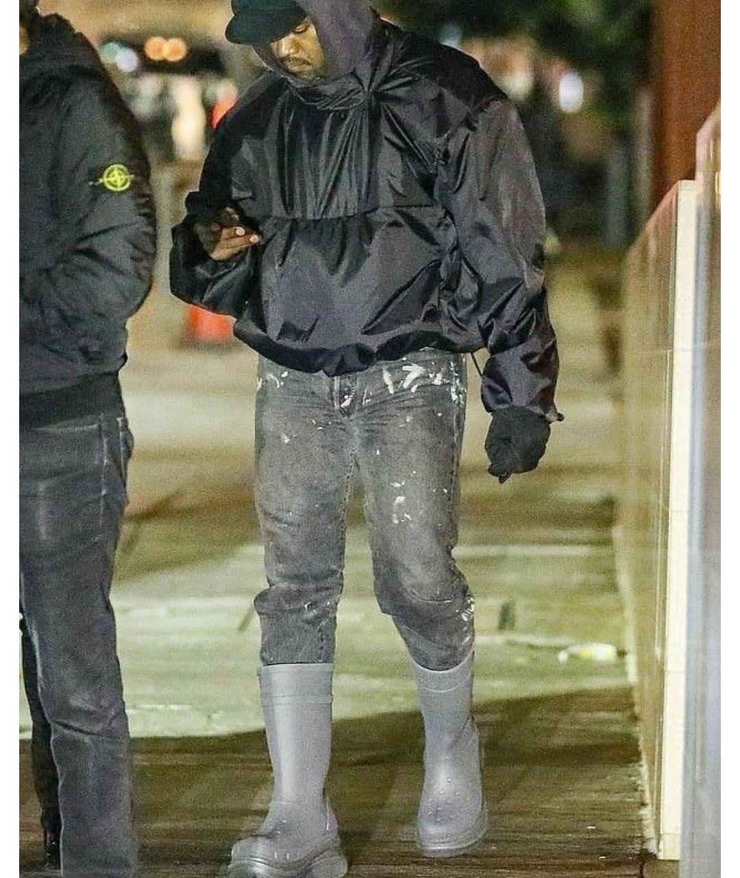 YEEZY Черная полиэстеровая куртка, фото 4