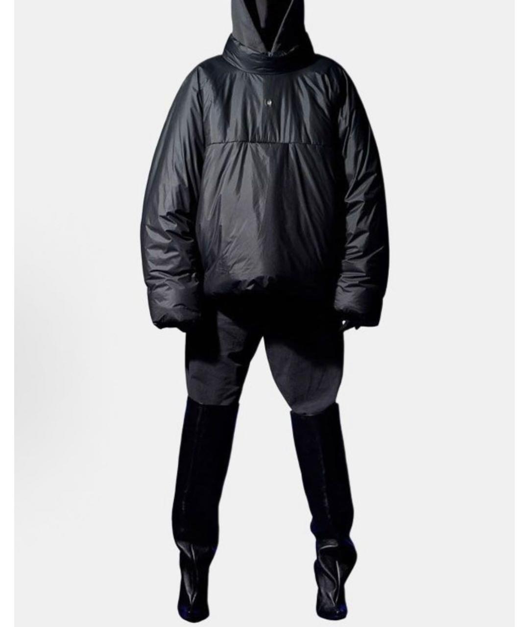 YEEZY Черная полиэстеровая куртка, фото 7