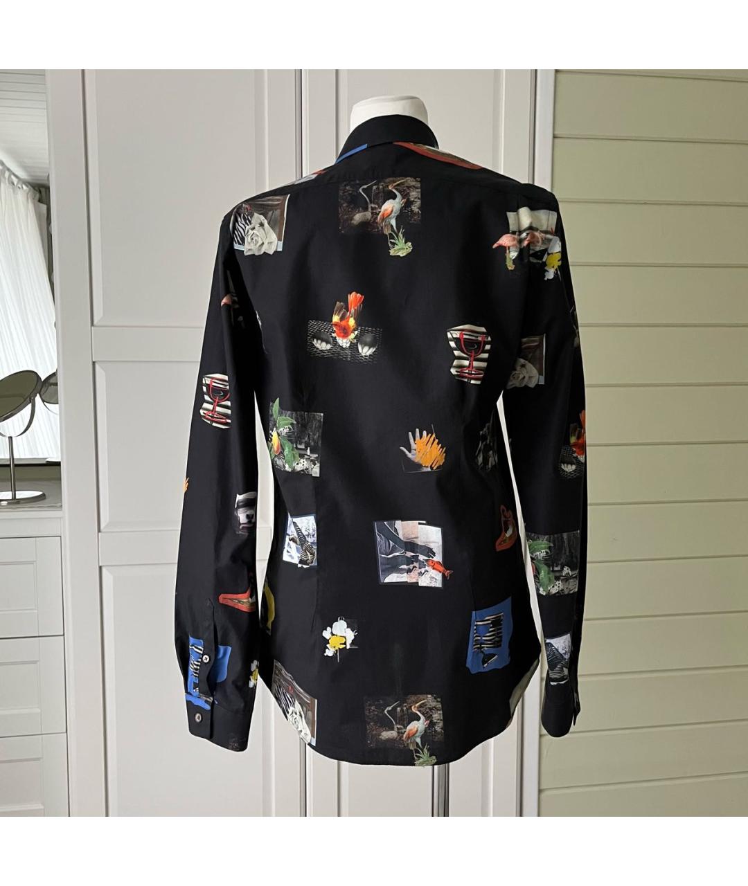 PS BY PAUL SMITH Черная хлопковая кэжуал рубашка, фото 3