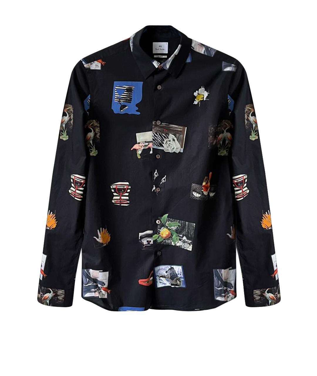 PS BY PAUL SMITH Черная хлопковая кэжуал рубашка, фото 1