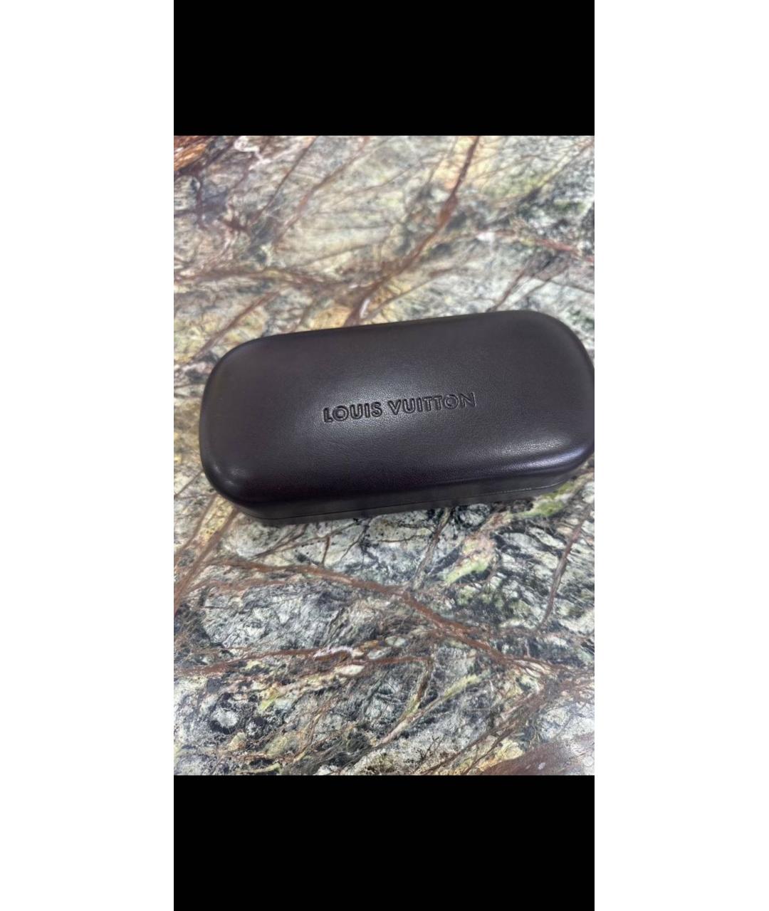 LOUIS VUITTON Красные пластиковые солнцезащитные очки, фото 4