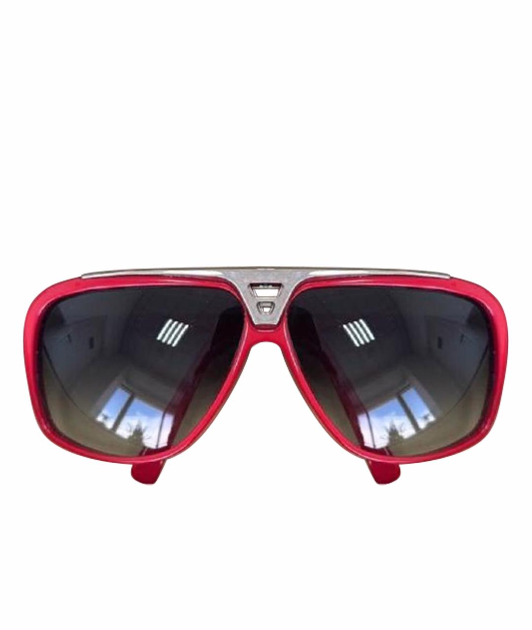 LOUIS VUITTON Красные пластиковые солнцезащитные очки, фото 1