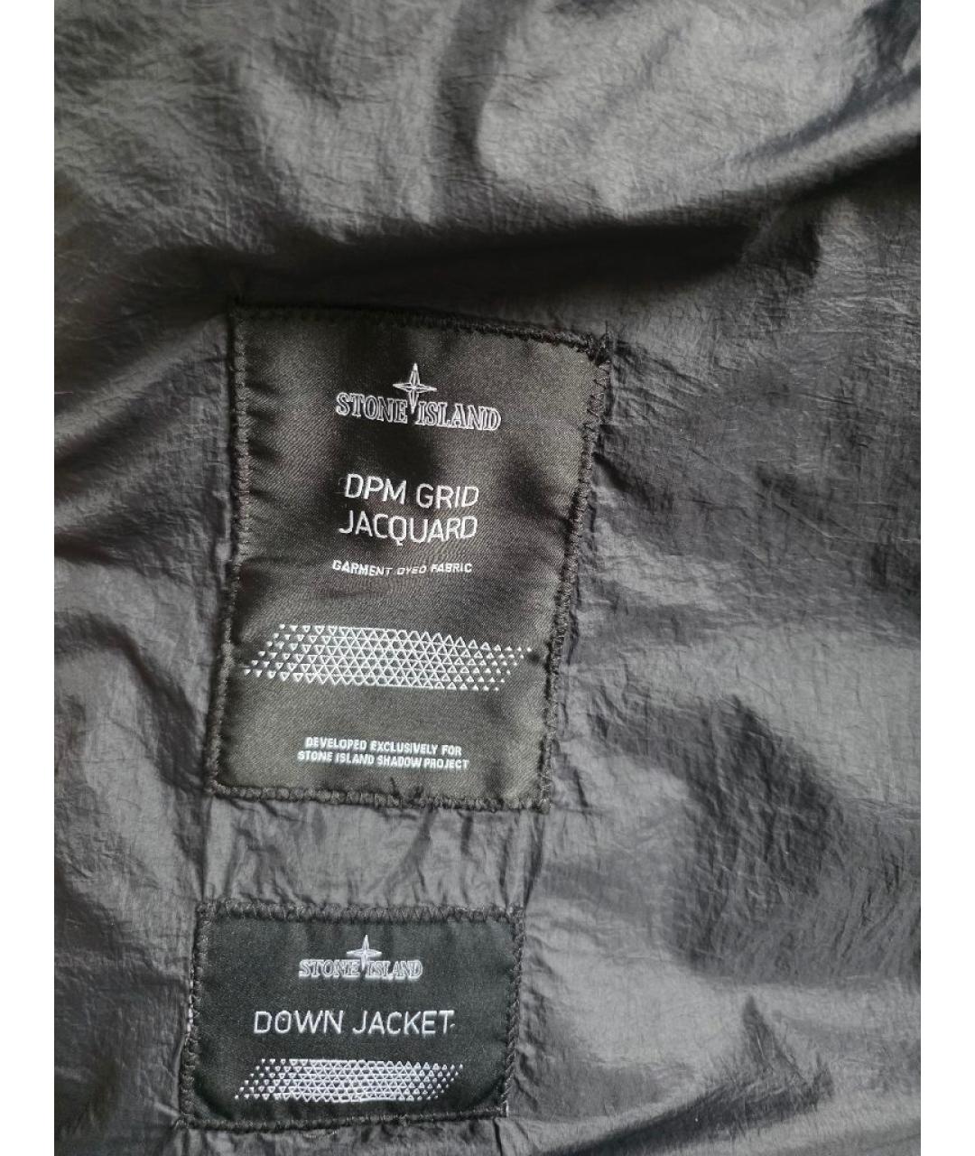 STONE ISLAND SHADOW PROJECT Черный хлопковый жилет, фото 4