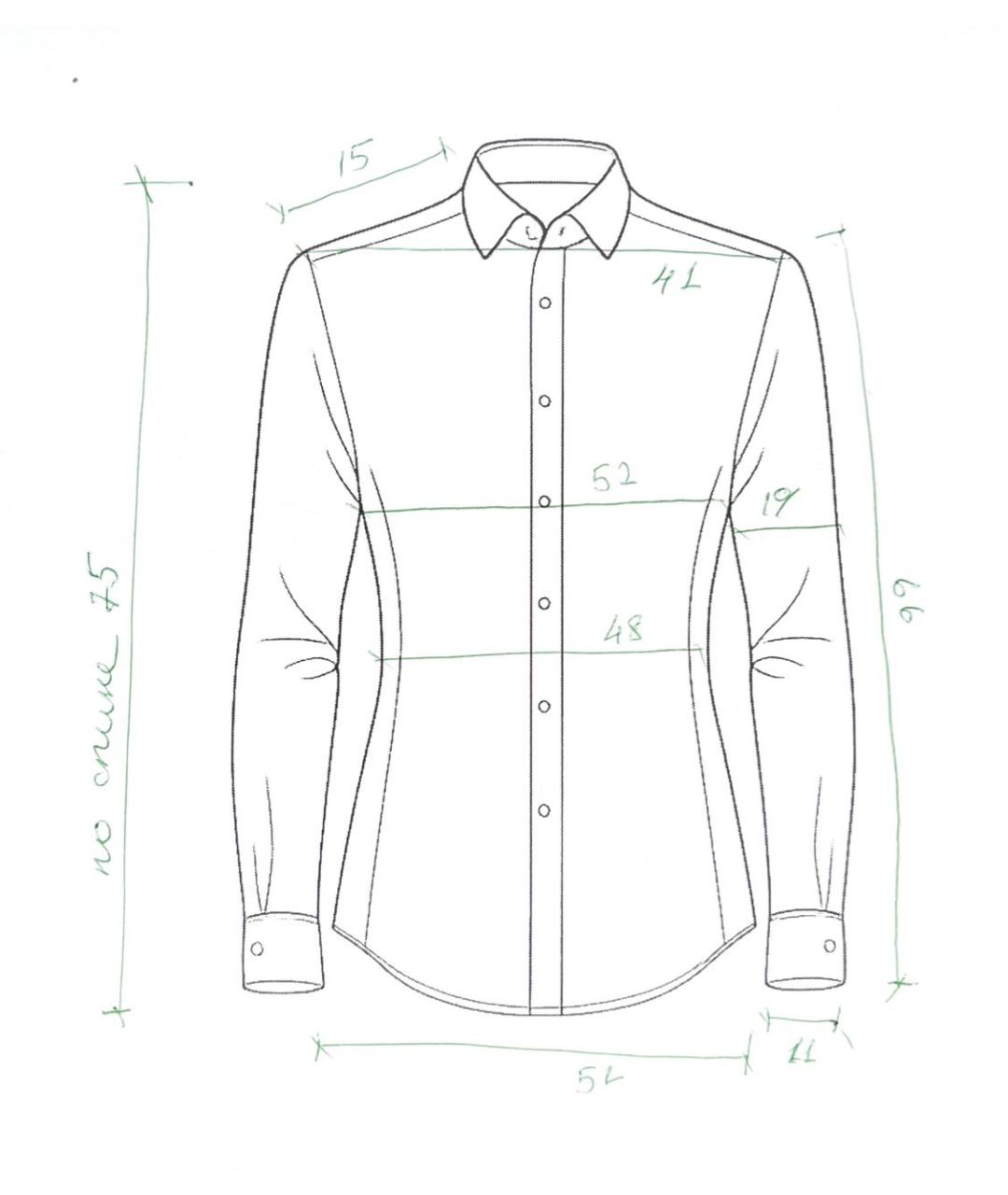 PAUL SMITH Темно-синяя хлопковая кэжуал рубашка, фото 8