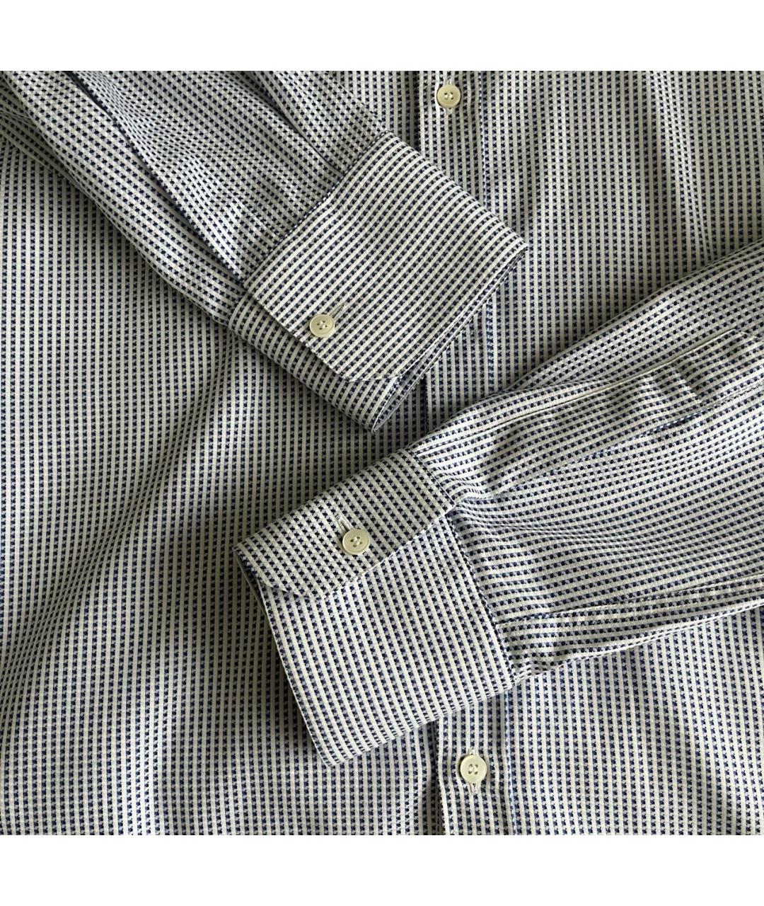 DOLCE&GABBANA Белая хлопковая кэжуал рубашка, фото 4