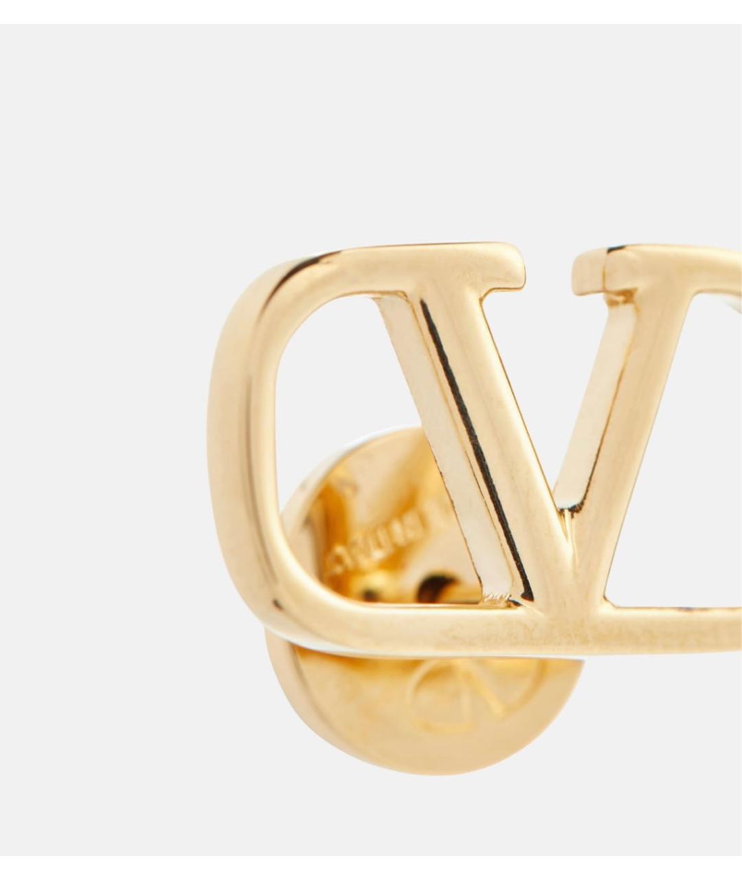 VALENTINO Золотые металлические серьги, фото 2