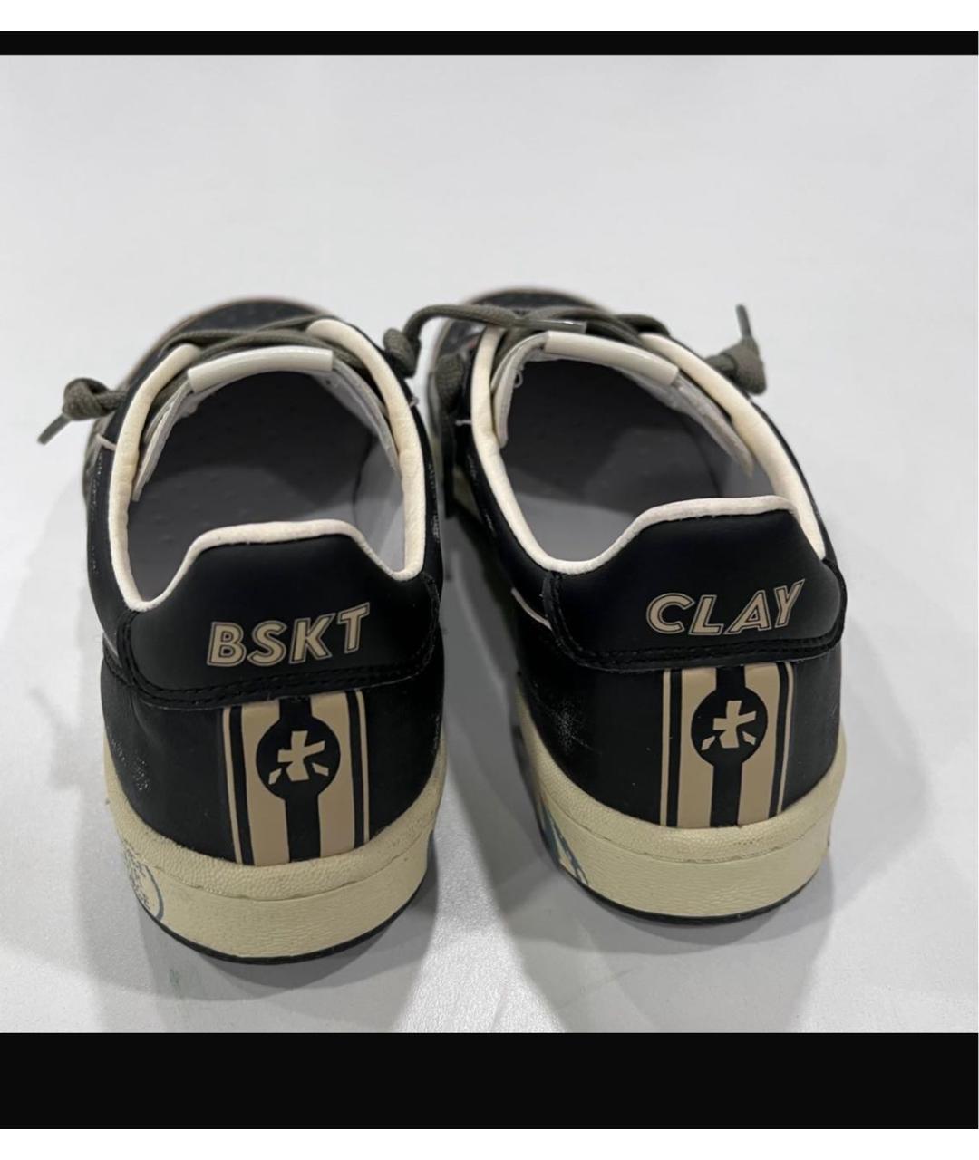 PREMIATA Черные кожаные кеды, фото 3