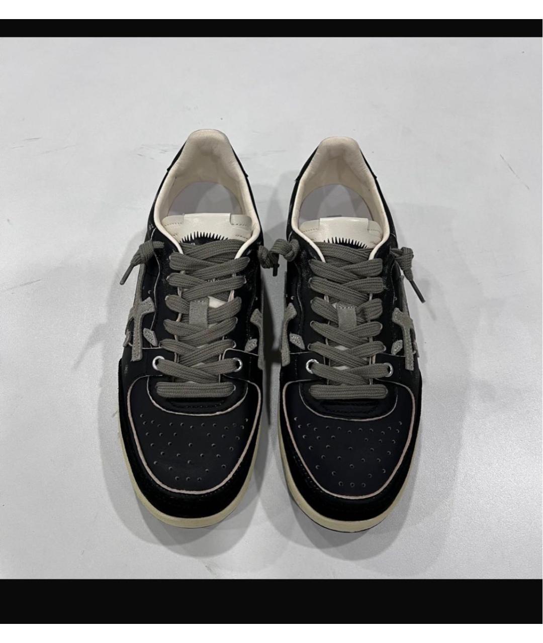 PREMIATA Черные кожаные кеды, фото 5