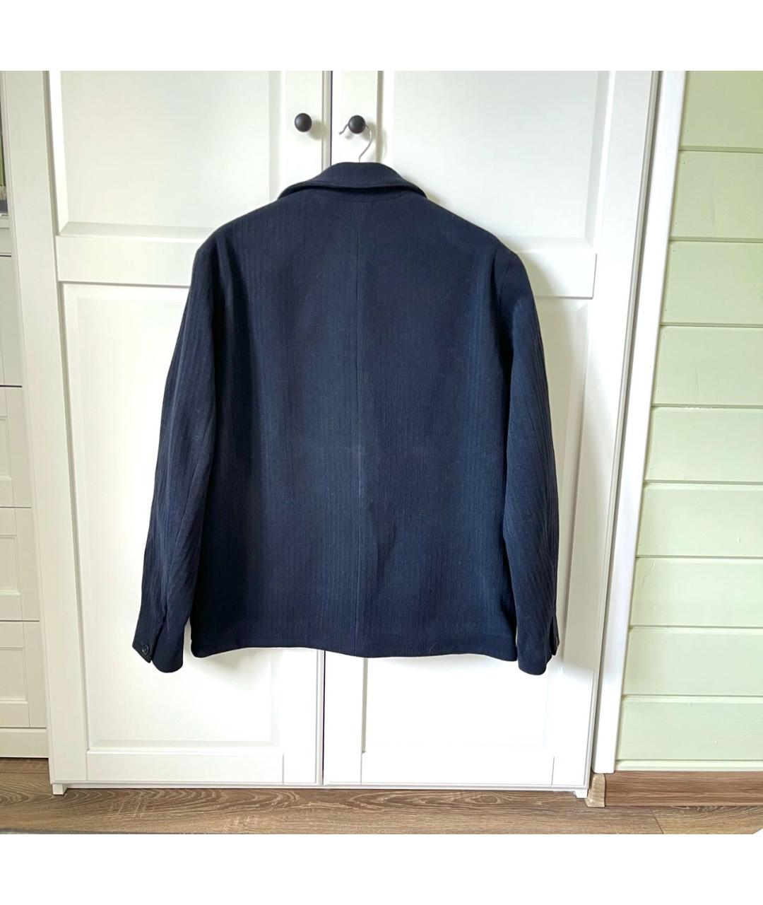 ARKET Темно-синяя шерстяная куртка, фото 3
