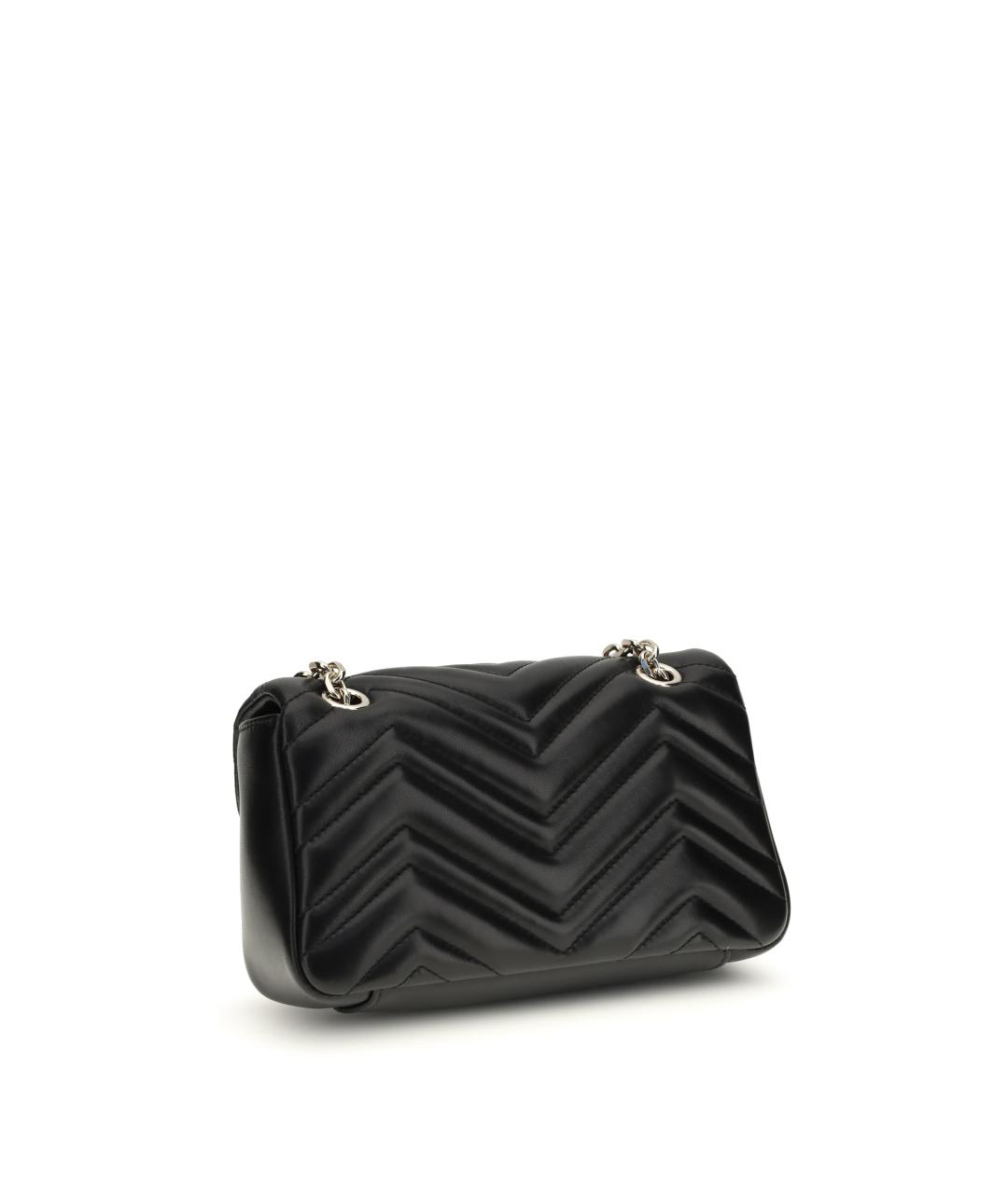 GUCCI Черная кожаная сумка через плечо, фото 3