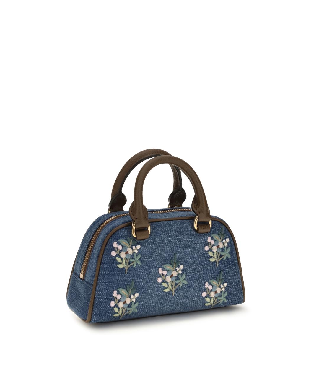 VALENTINO Синяя деним сумка через плечо, фото 3
