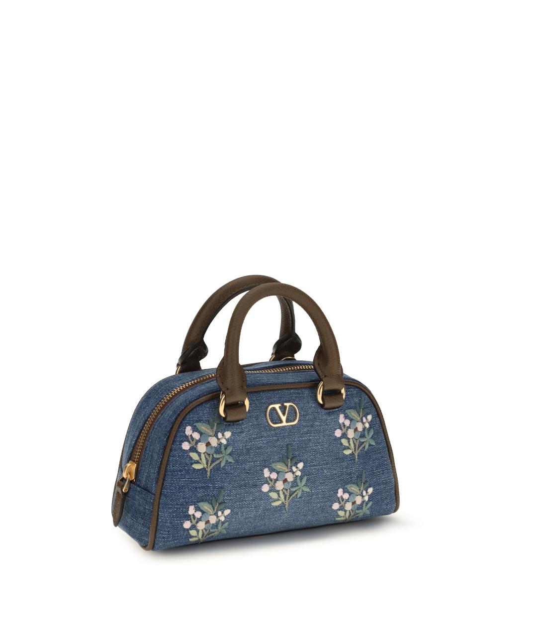 VALENTINO Синяя деним сумка через плечо, фото 2