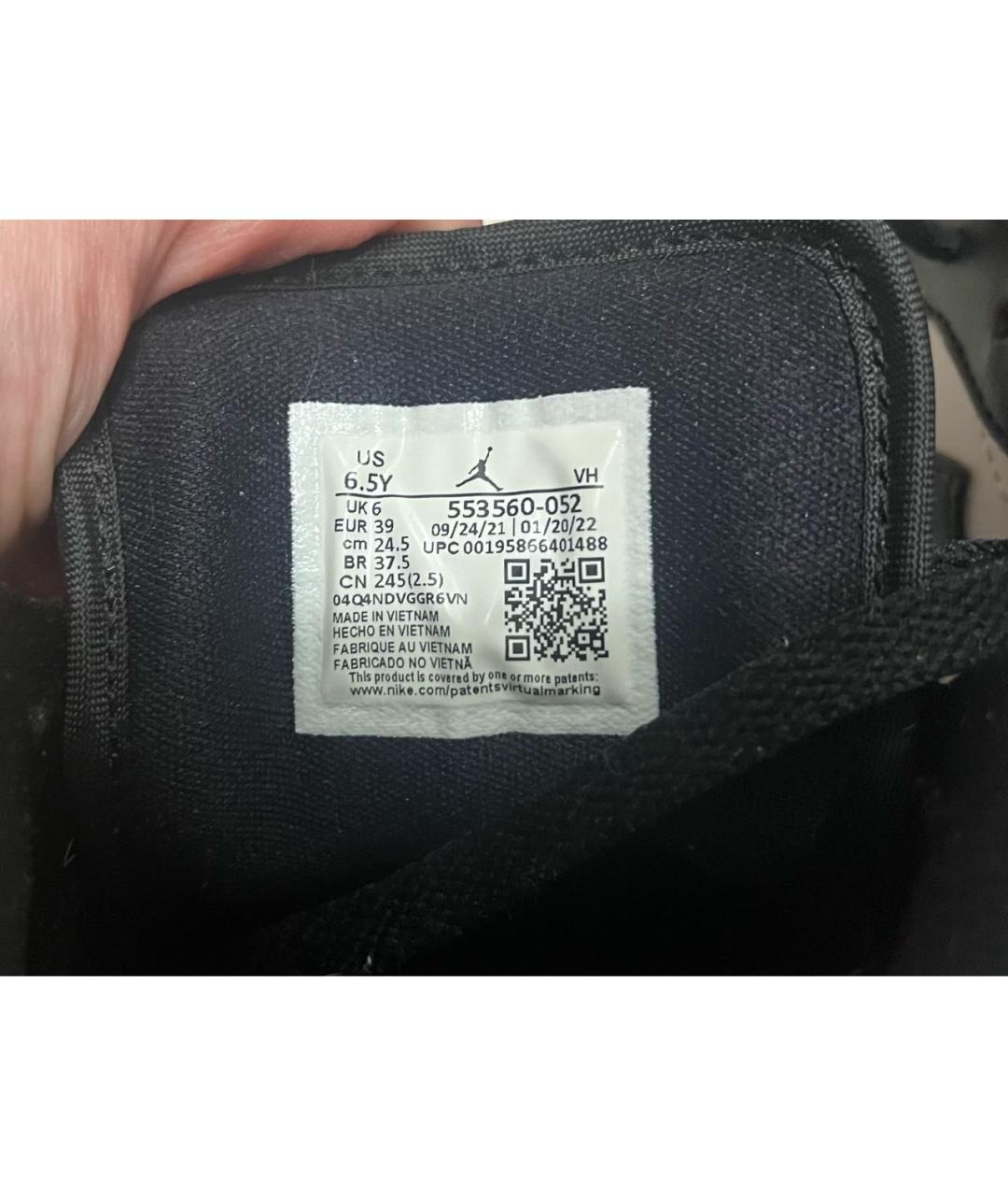 NIKE Серые кожаные кроссовки, фото 7