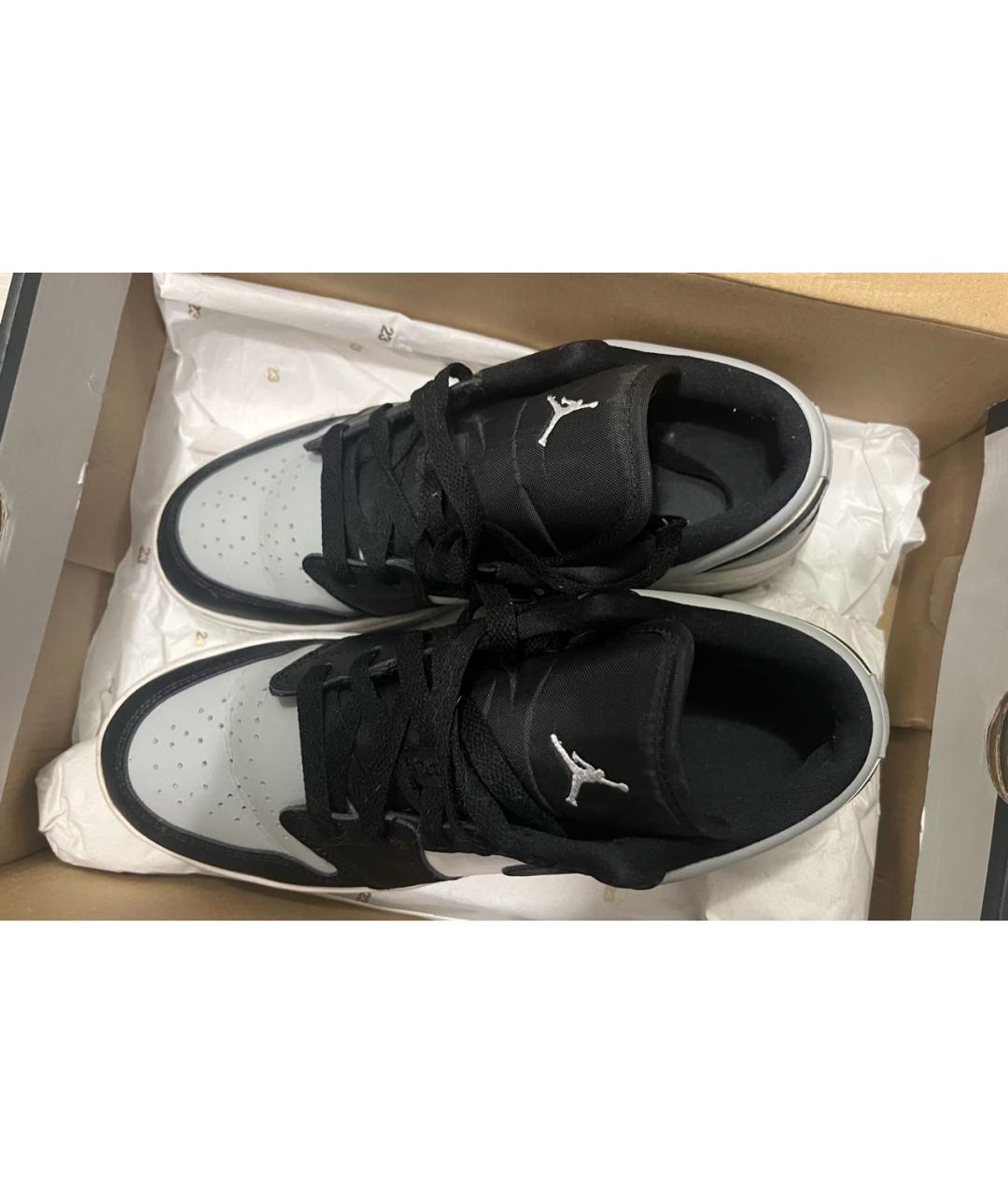 NIKE Серые кожаные кроссовки, фото 3