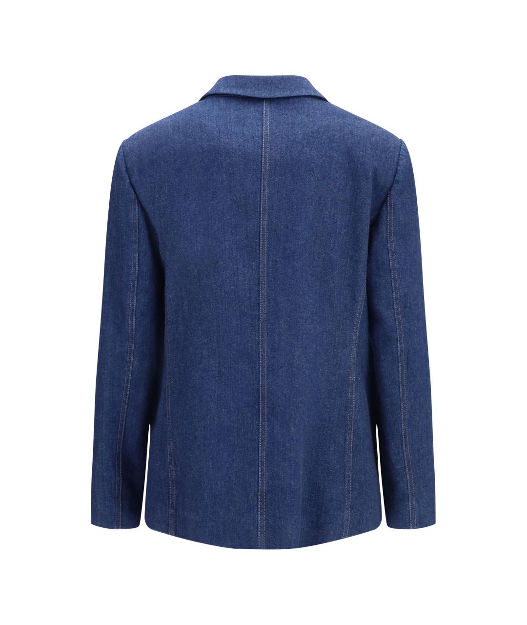 GIORGIO ARMANI Синий деним жакет/пиджак, фото 2