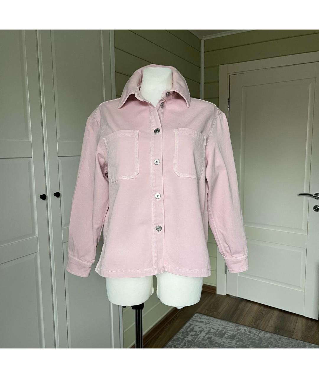 WEEKEND MAX MARA Розовая хлопковая куртка, фото 9