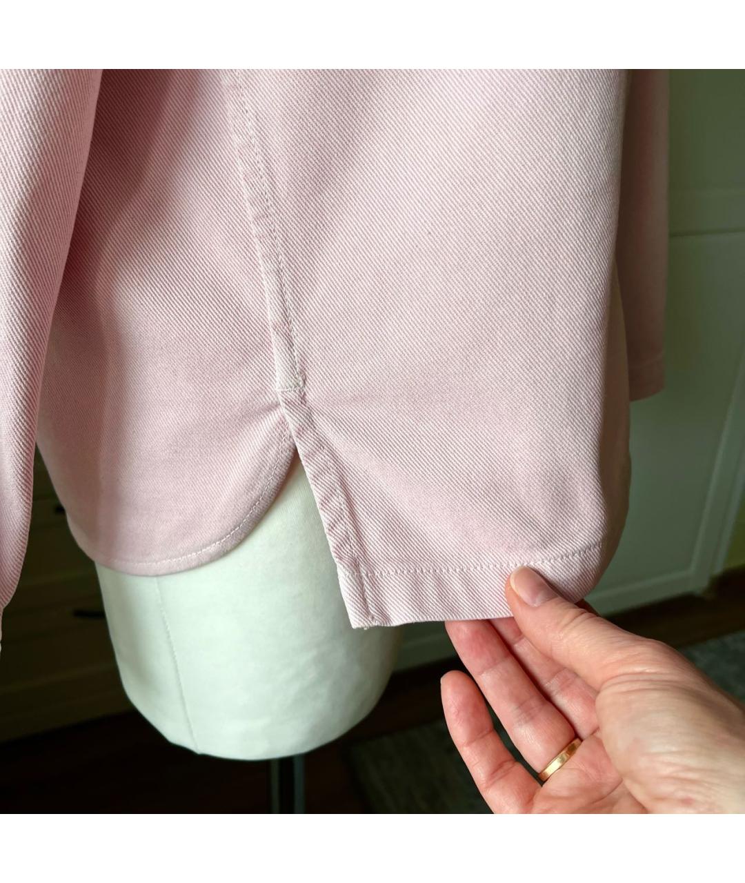 WEEKEND MAX MARA Розовая хлопковая куртка, фото 7