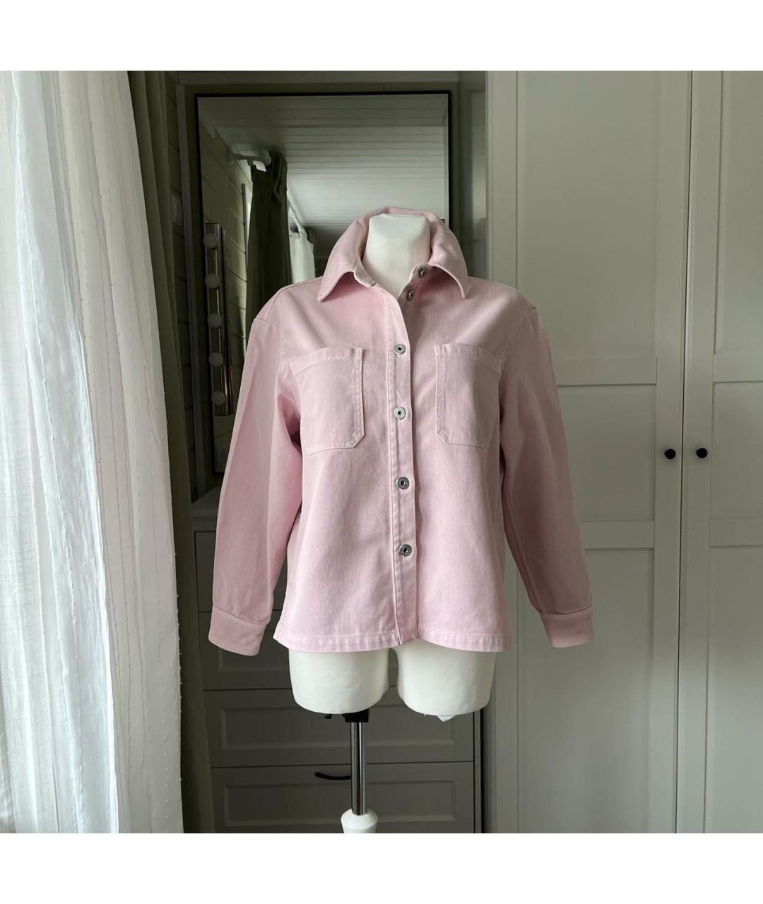 WEEKEND MAX MARA Розовая хлопковая куртка, фото 2