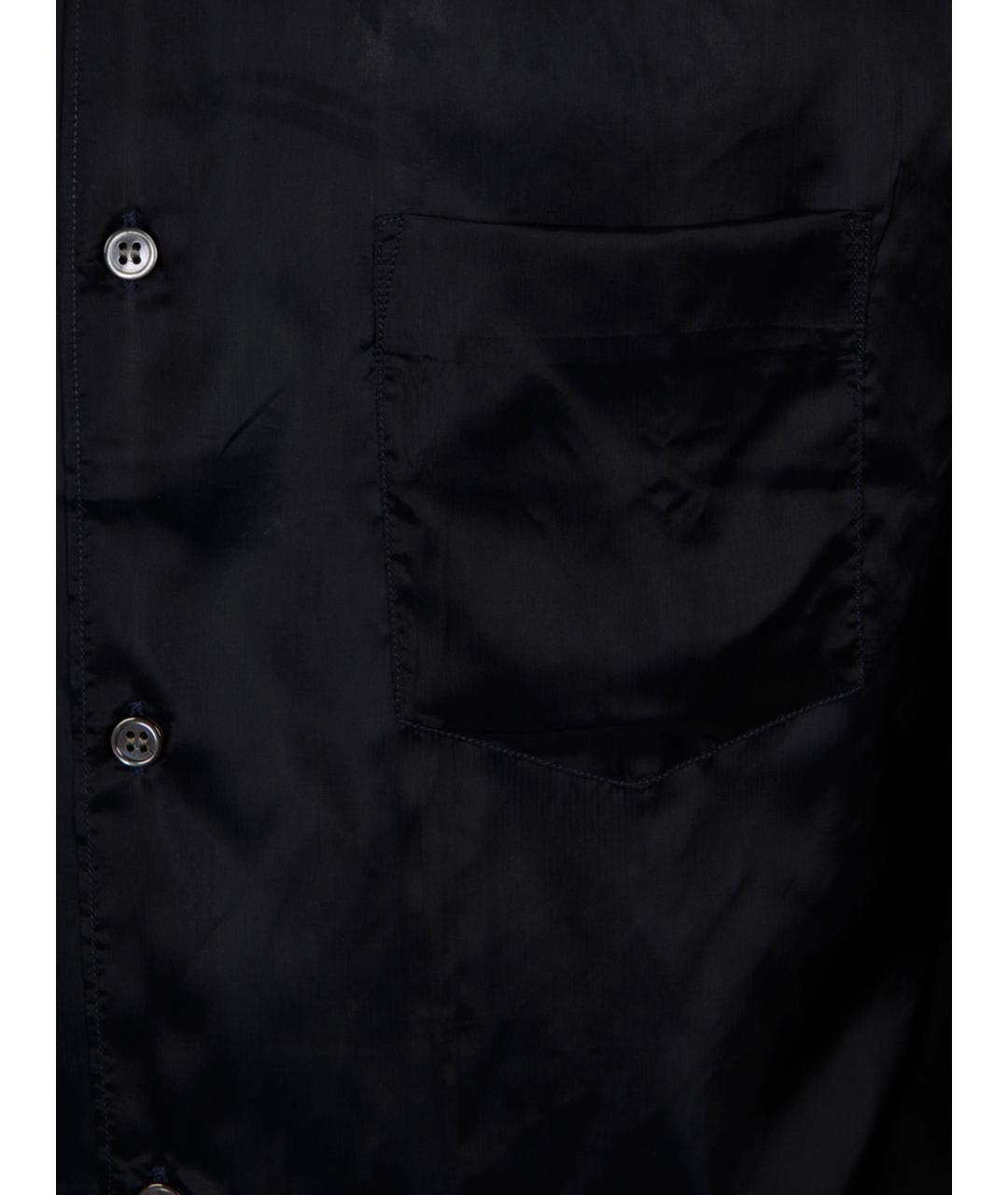COMME DES GARÇONS Темно-синяя классическая рубашка, фото 3