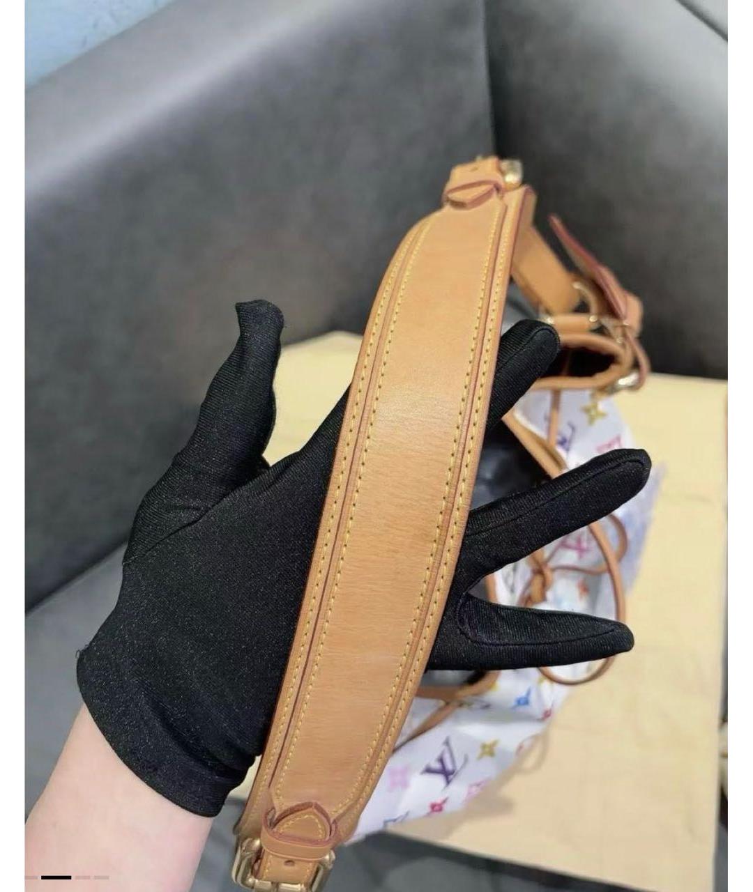 LOUIS VUITTON Белая сумка тоут, фото 5