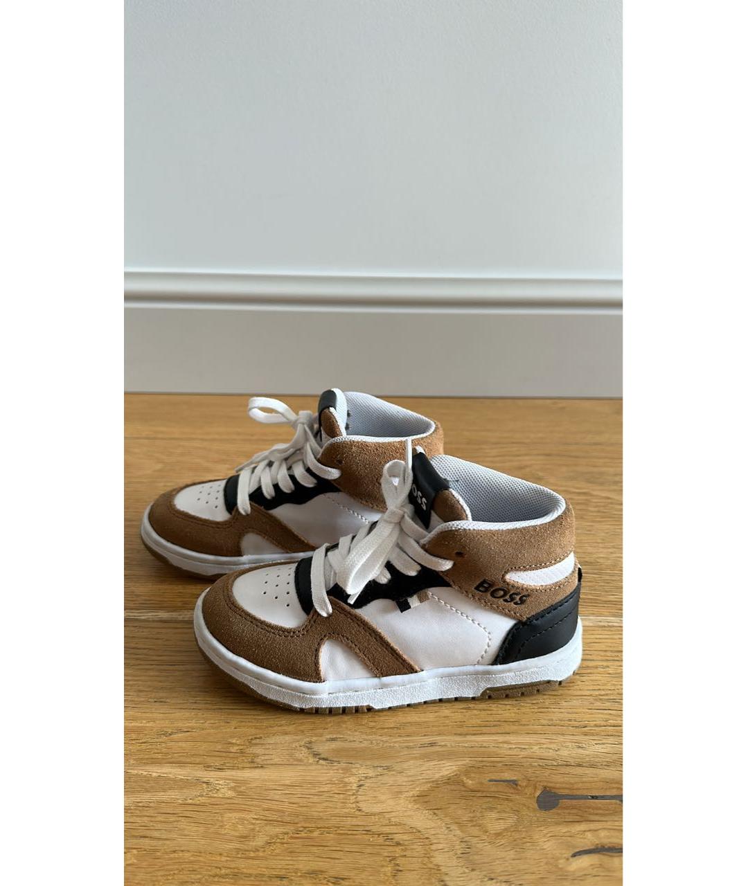 HUGO BOSS Кожаные кеды, фото 8