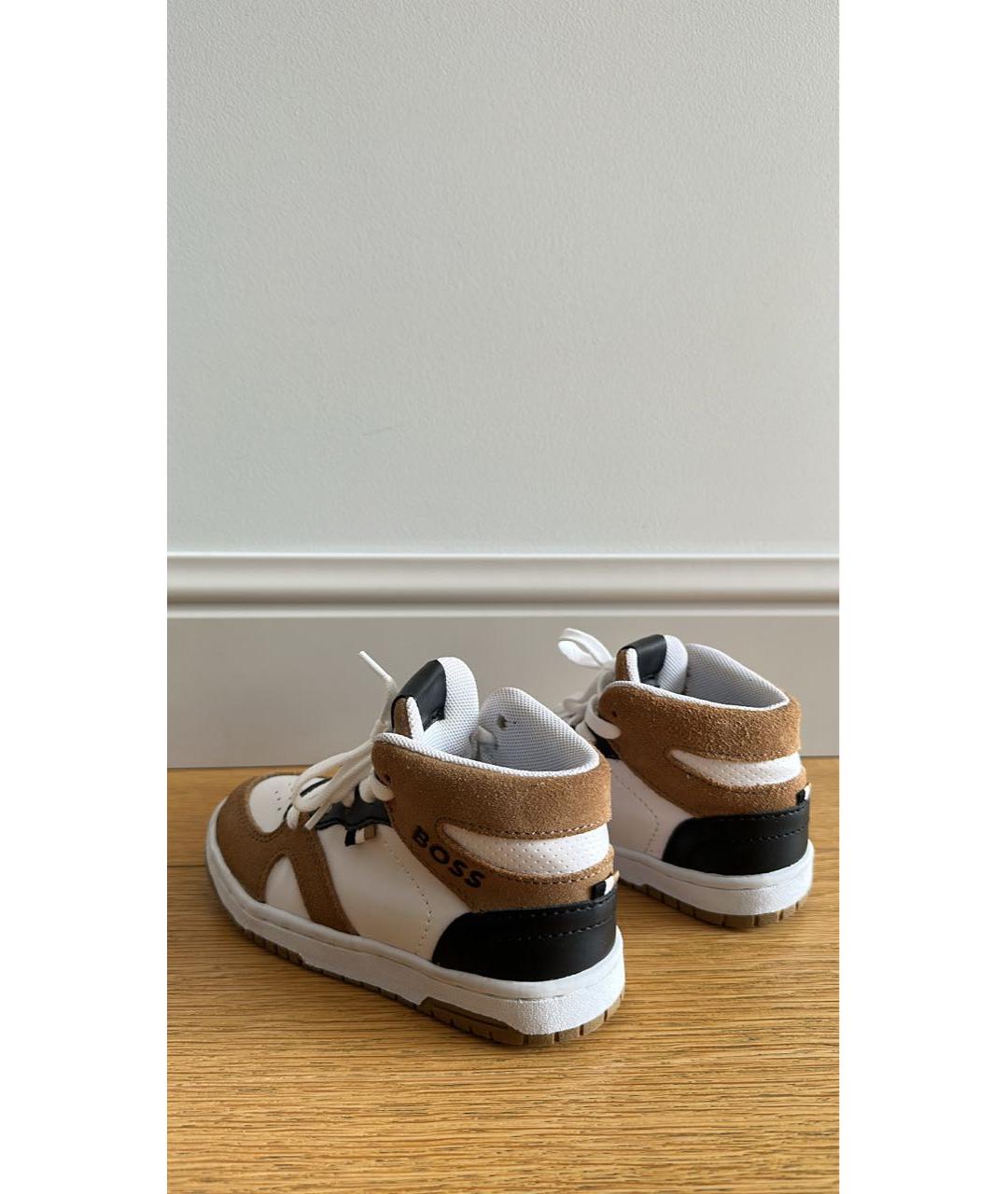 HUGO BOSS Кожаные кеды, фото 6