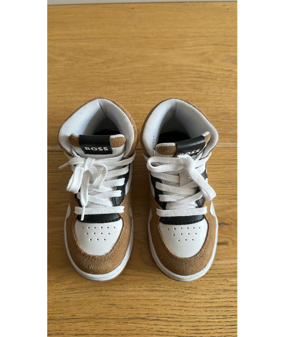 HUGO BOSS Кожаные кеды, фото 3