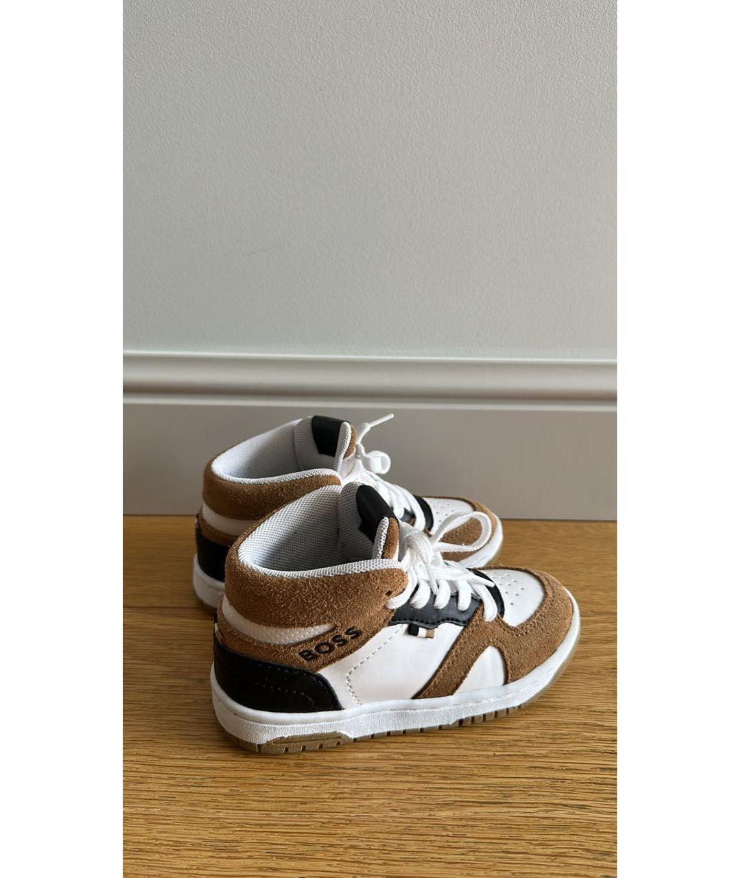 HUGO BOSS Кожаные кеды, фото 2