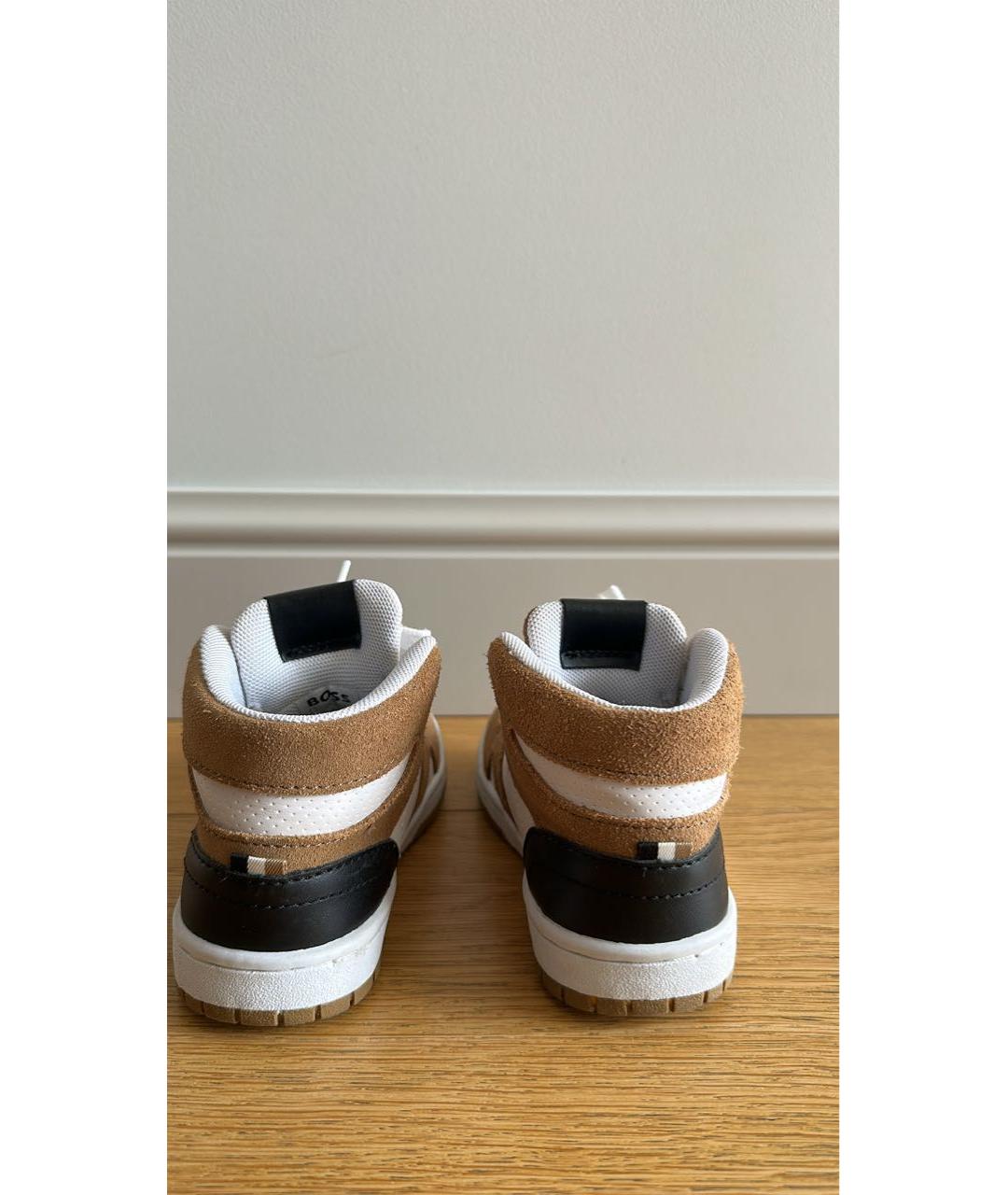 HUGO BOSS Кожаные кеды, фото 7