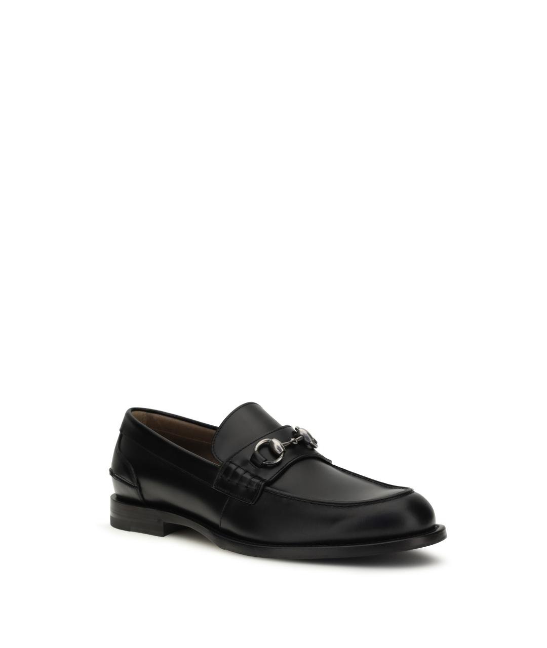 GUCCI Черные кожаные лоферы, фото 2