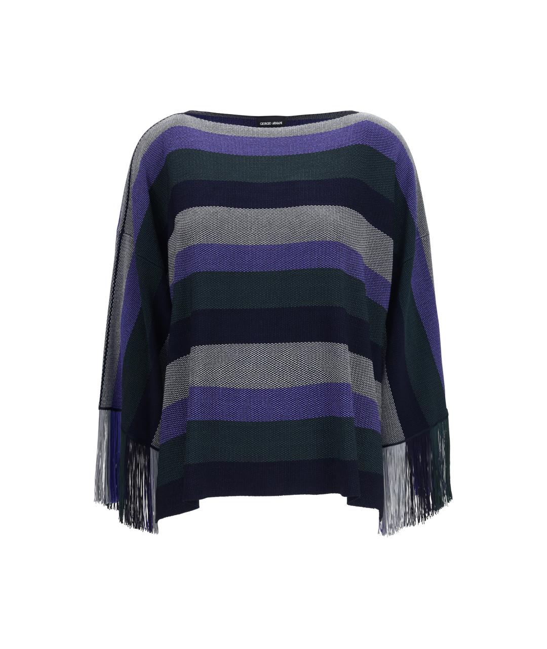 GIORGIO ARMANI Мульти вискозный джемпер / свитер, фото 1