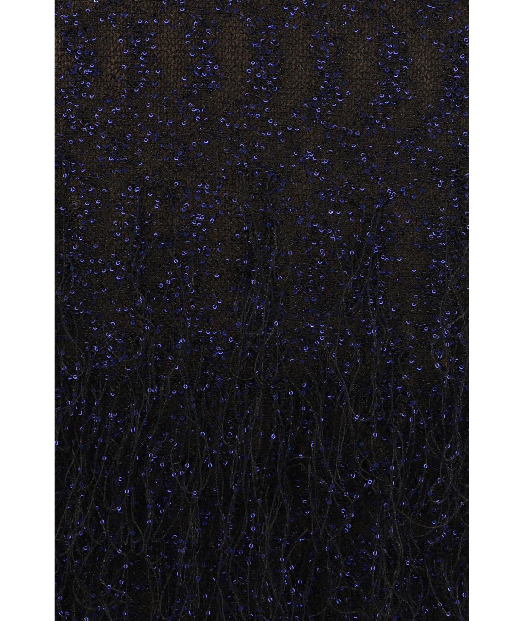 GIORGIO ARMANI Темно-синее полиамидовое коктейльное платье, фото 3