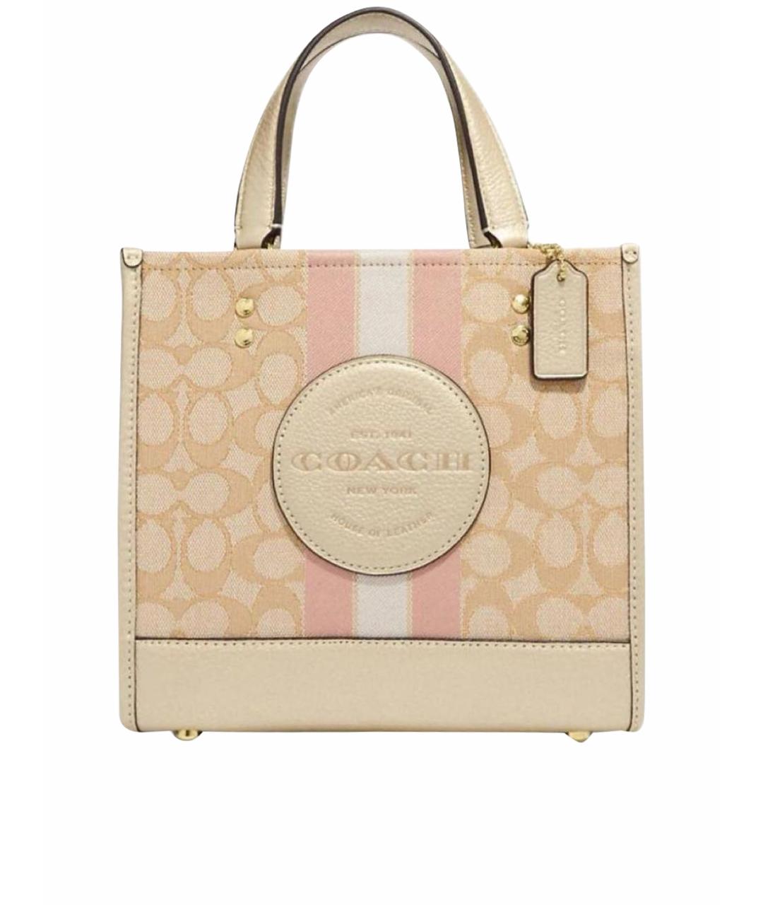 COACH Бежевая сумка тоут, фото 1