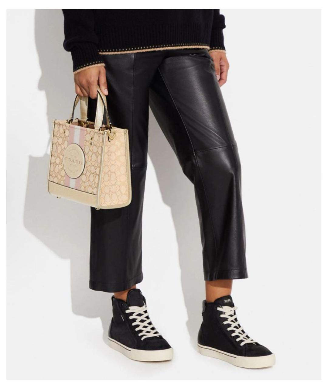 COACH Бежевая сумка тоут, фото 5