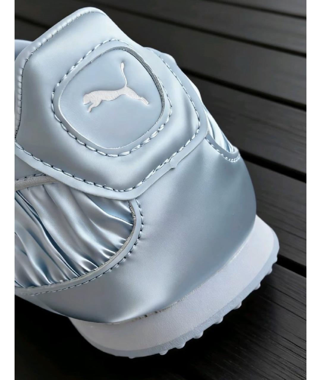 PUMA Голубые низкие кроссовки / кеды, фото 4