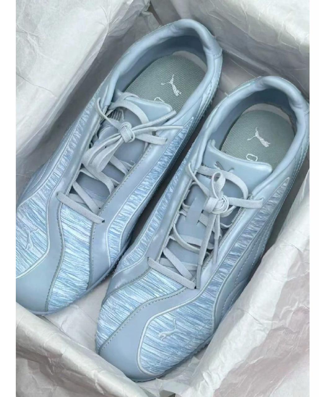 PUMA Голубые низкие кроссовки / кеды, фото 2