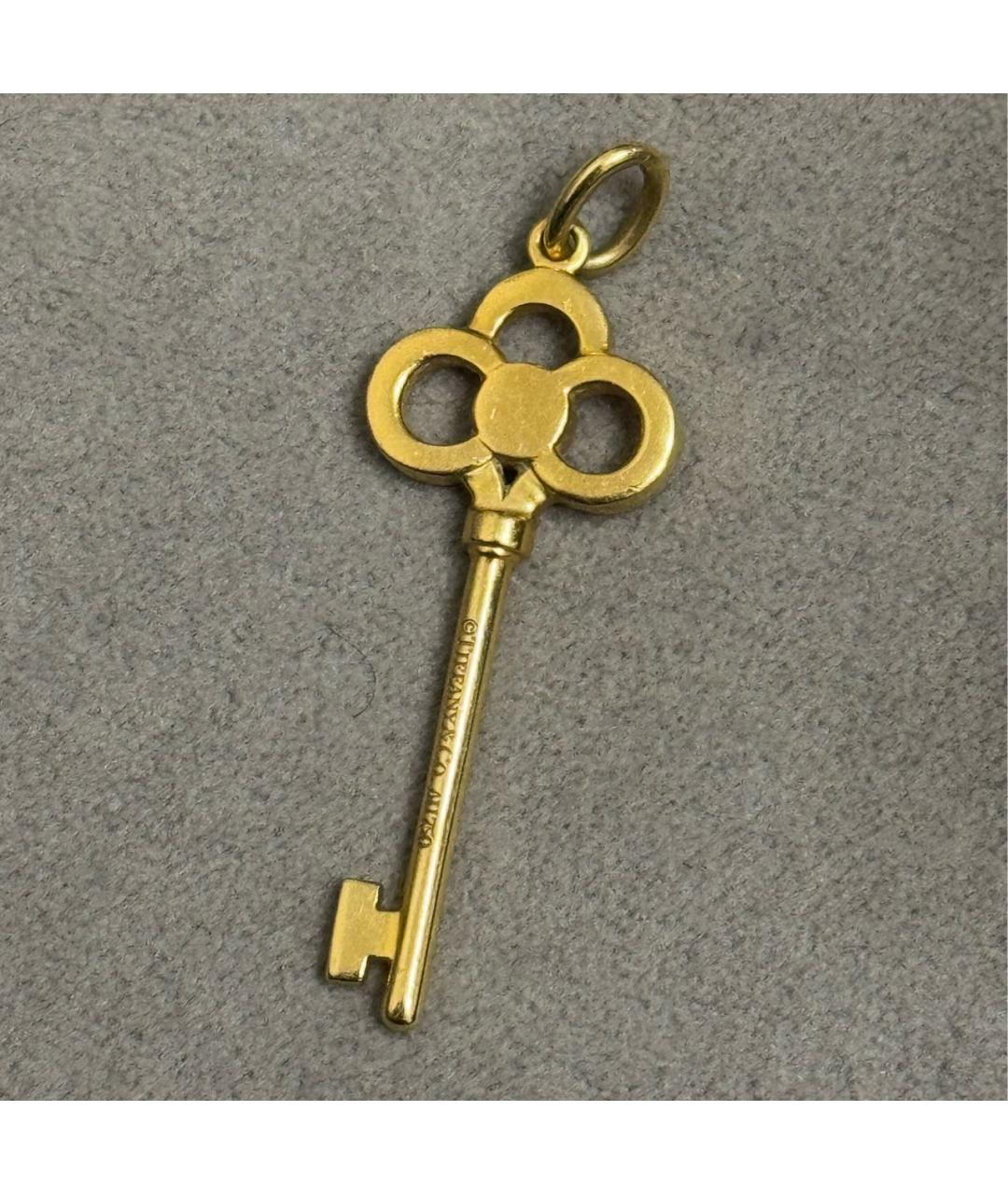 TIFFANY&CO Золотая подвеска из желтого золота, фото 3
