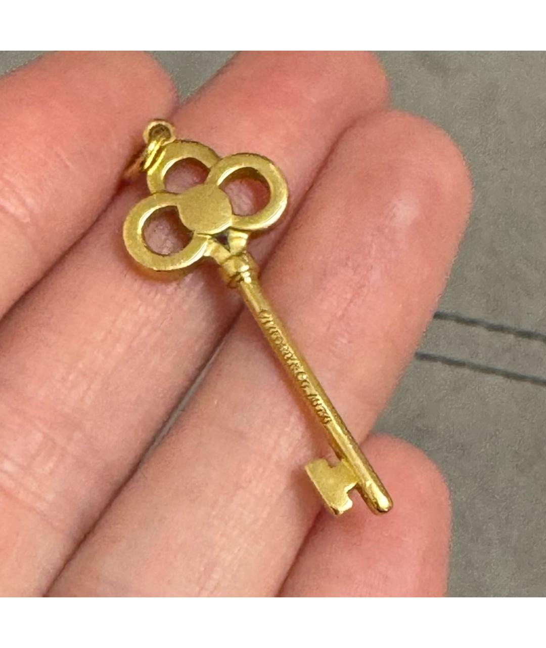 TIFFANY&CO Золотая подвеска из желтого золота, фото 6