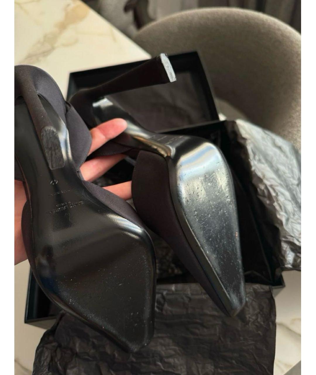 SAINT LAURENT Черные туфли, фото 8