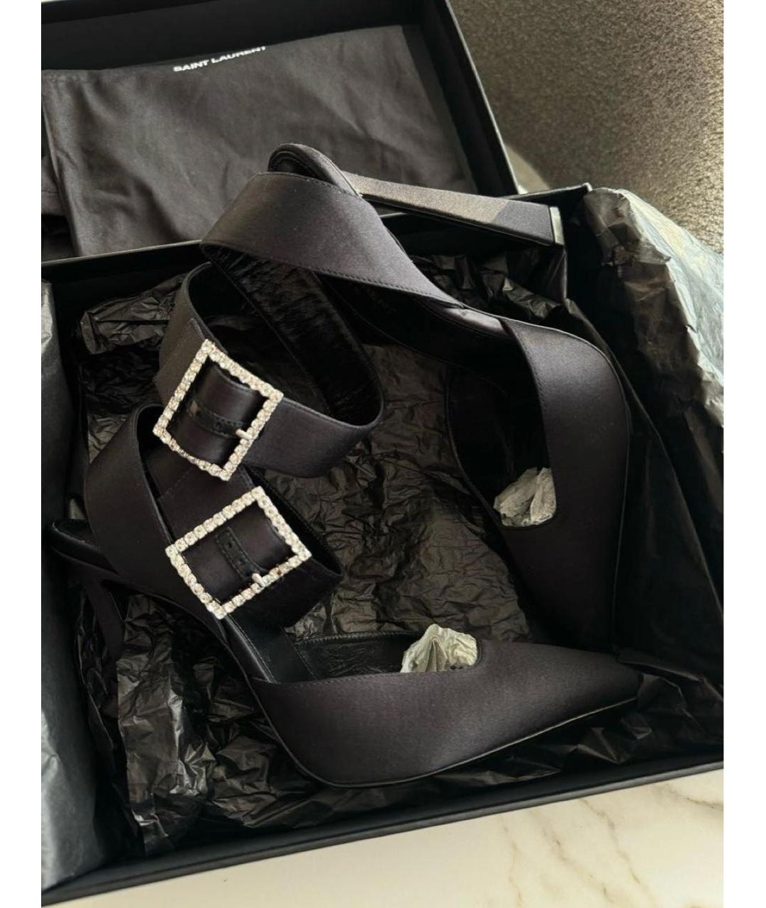 SAINT LAURENT Черные туфли, фото 3