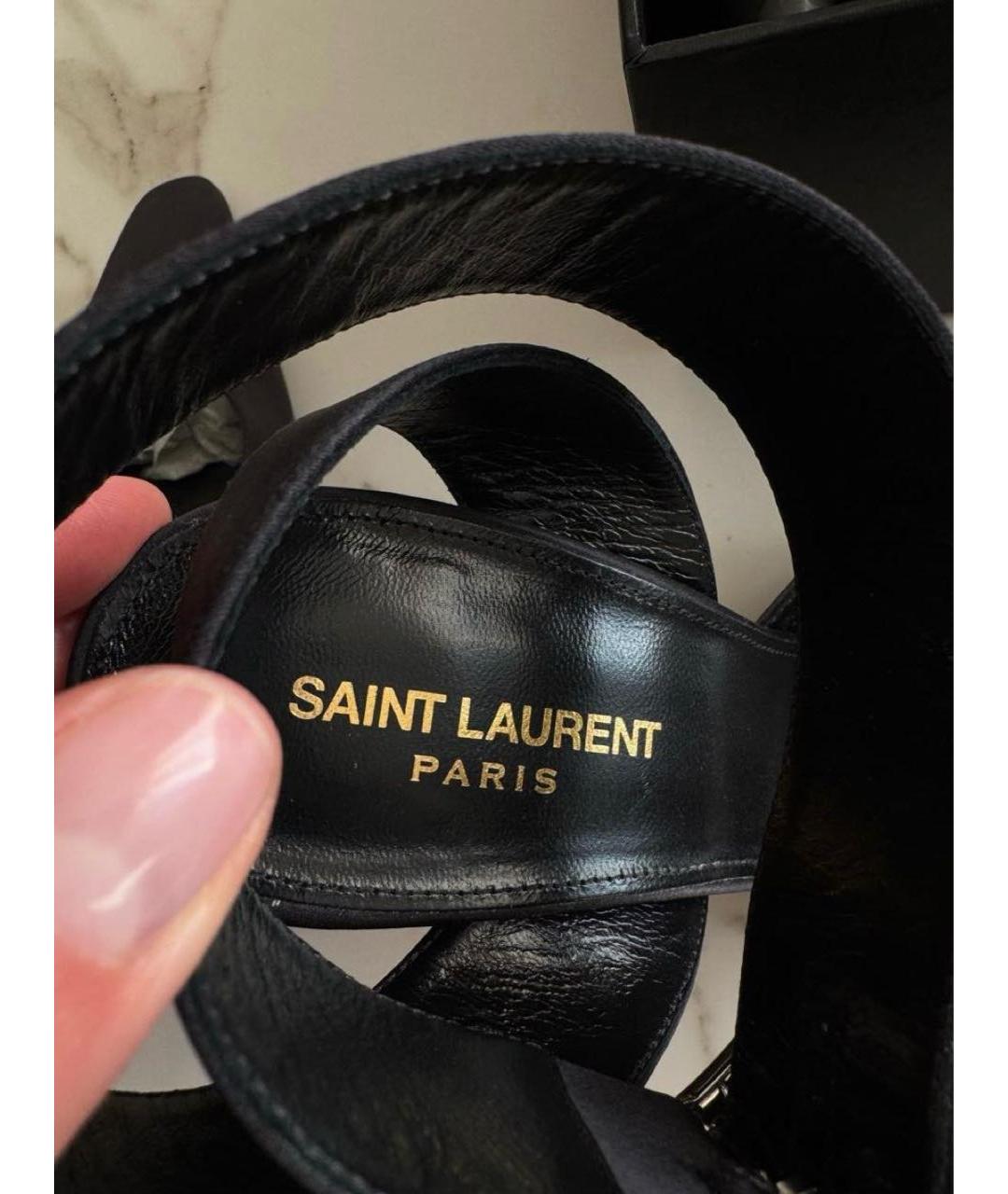 SAINT LAURENT Черные туфли, фото 6