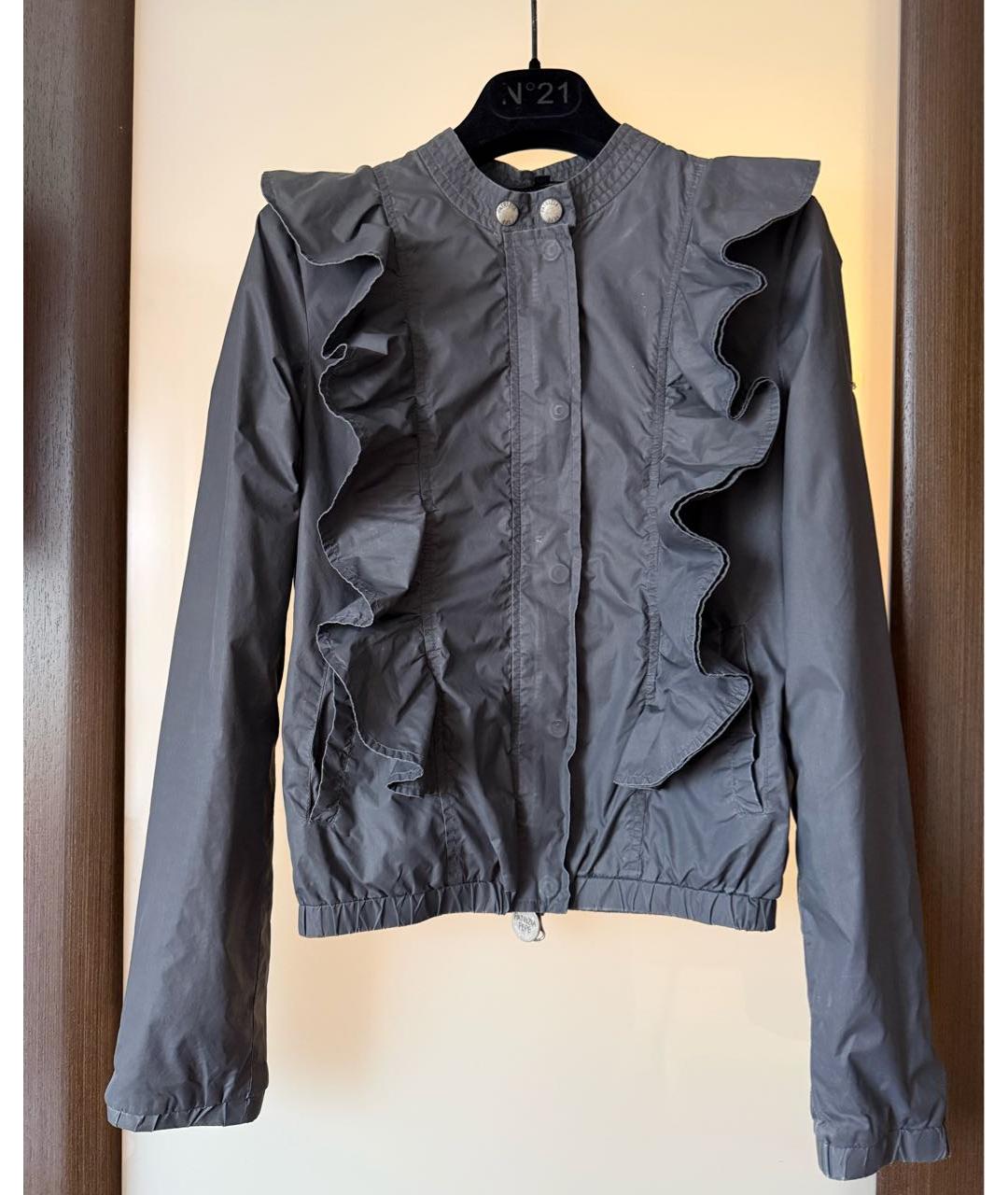 PATRIZIA PEPE Серая куртка, фото 8