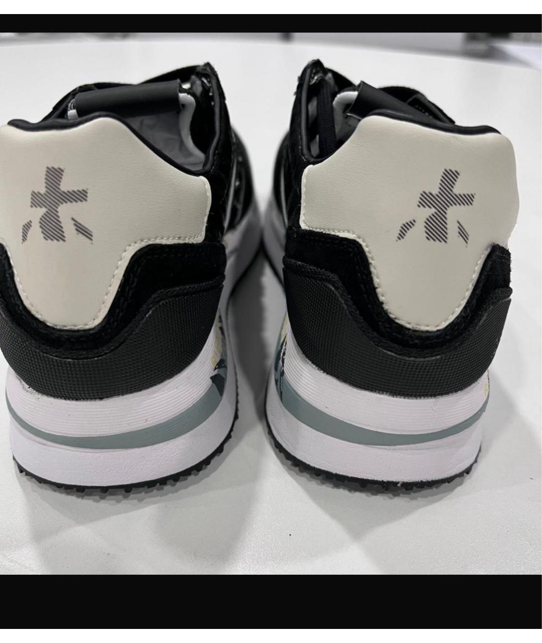 PREMIATA Черные текстильные кроссовки, фото 3