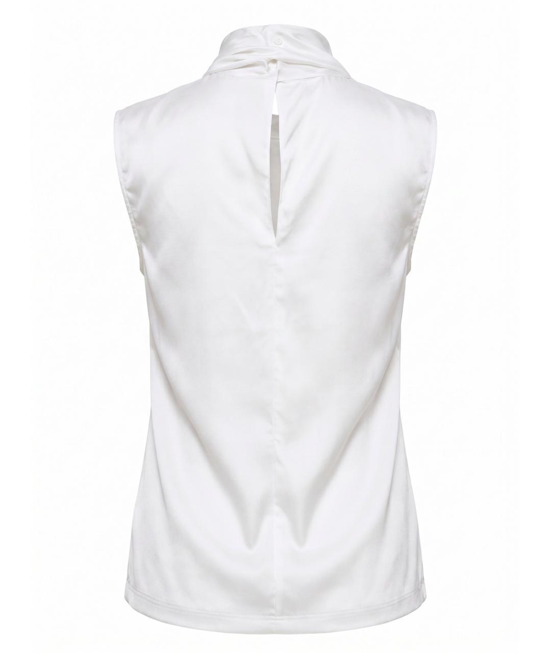 BOTTEGA VENETA Белая шелковая блузы, фото 2